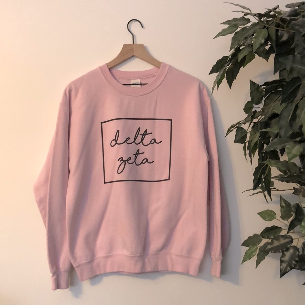 Pink Delta Zeta Pullover